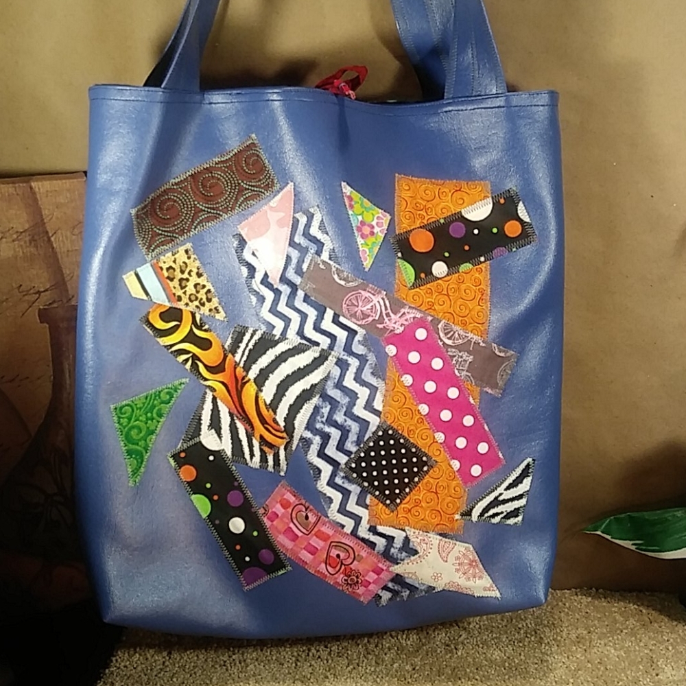 Patch Work Handbag - image 4